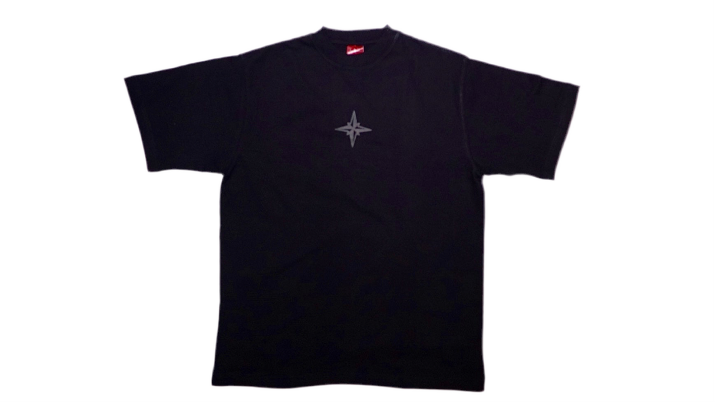 Black on Black tee