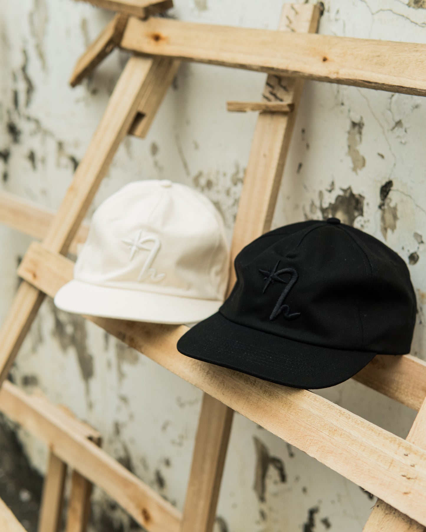 Black Unstructured Cap