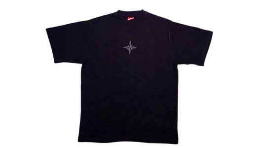 Black on Black tee